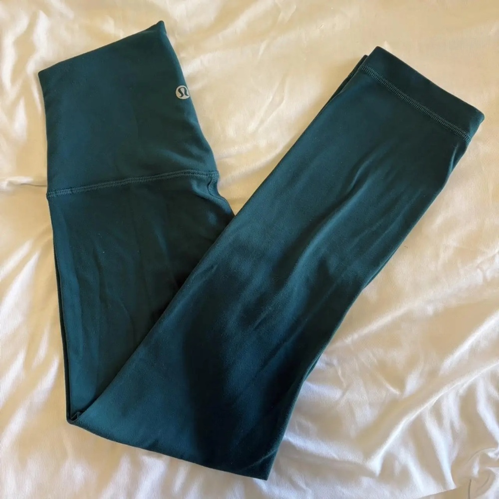 Green/Blue Lululemon Leggings - Size 2